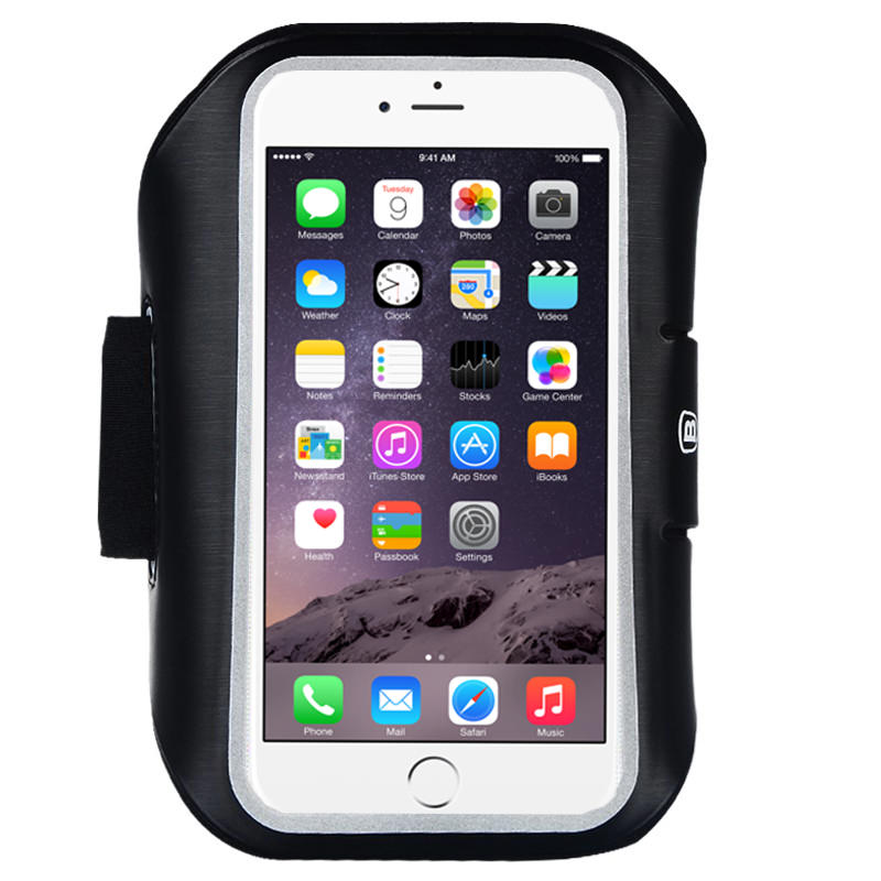 фото Спортивный чехол Baseus Sports Armband для iPhone 6/6S (Black)