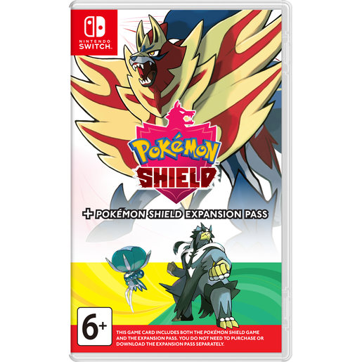 фото Игра Pokemon Shield + Expansion Pass для Nintendo Switch на картриджеPokemon Shield + Expansion Pass
