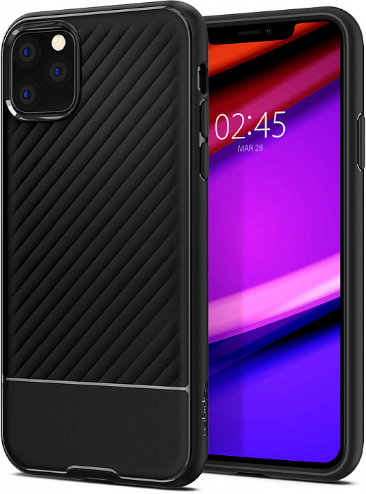 фото Чехол Spigen Core Armor, black - iPhone 11 Pro