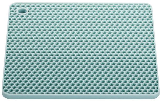 фото Подставка на стол Xiaomi Jordan & Judy Honeycomb Square Shaped Silicone Mat (Blue)