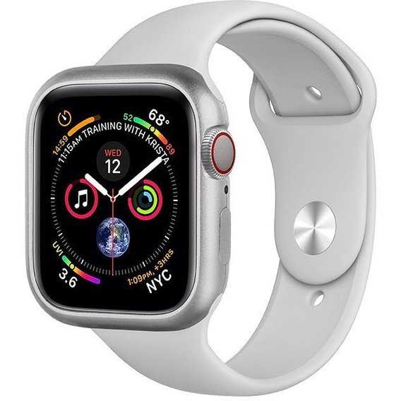фото Чехол COTEetCI Apple Watch4 Aluminum Magnet Case  44mm silver