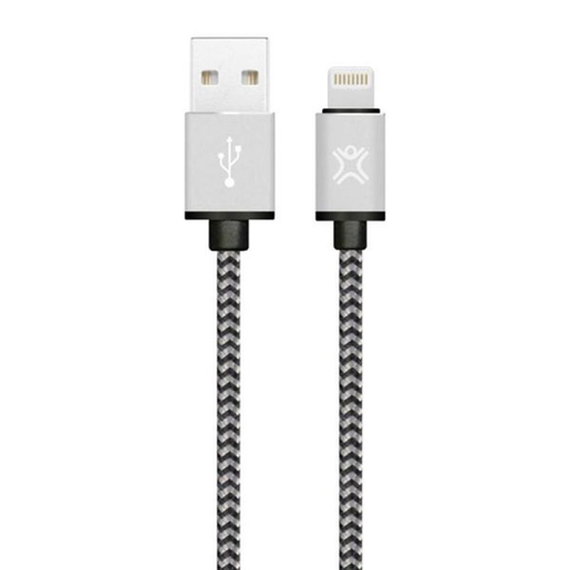 фото Кабель XtremeMac Premium Lightning to USB. Длина 1,2м. Цвет серебряный