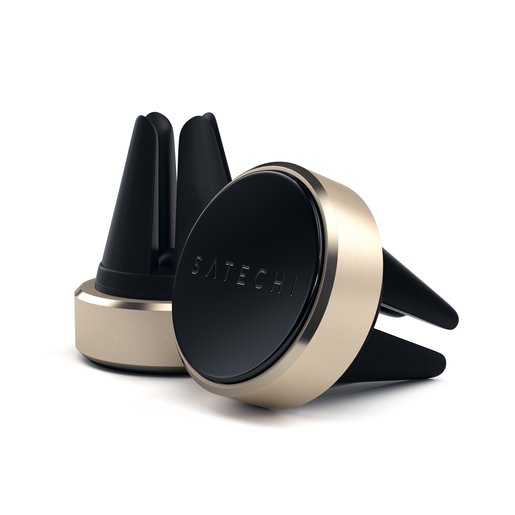 фото Автомобильный держатель Satechi Aluminum Vent Magnet Mount для смартфонов. Материал пластик\металл. Цвет золотой.
Satechi Aluminum Vent Magnet Mount