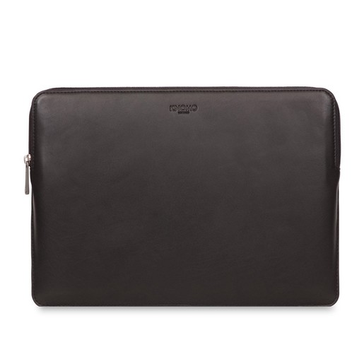 фото Чехол Knomo Barbican для ноутбука MacBook Pro/Air 13". Материал кожа натуральная. Цвет черный.
Knomo Barbican Sleeve for MacBook Pro/Air 13" - Black