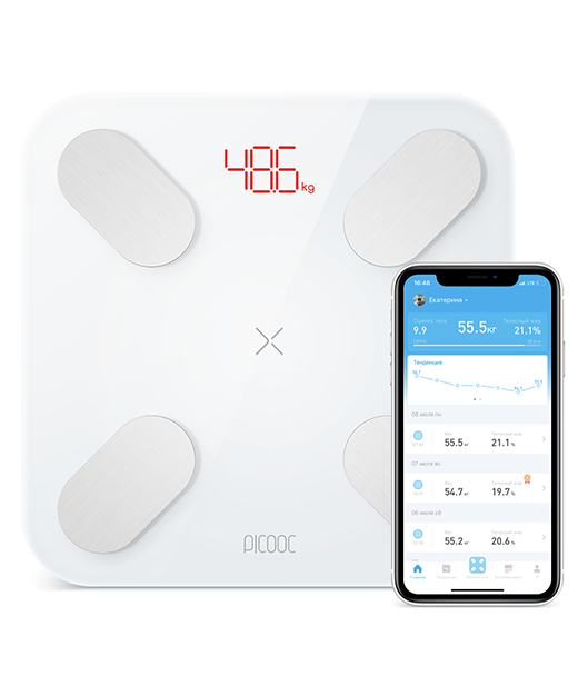 фото Умные диагностические весы Picooc Mini Pro, белые
