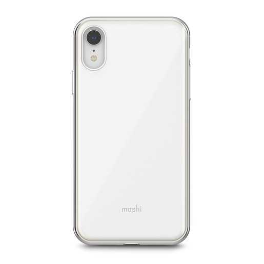 фото Чехол Moshi iGlaze для iPhone XR. Материал пластик. Цвет жемчужно-белый