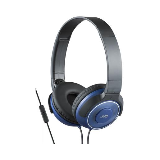 фото Наушники JVC накладные легкие, модель HA-SR225-A-E. Цвет: синий