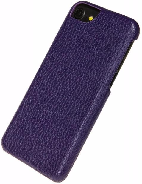 фото Чехол-накладка Heddy Alcantara Cover для iPhone 7 нат.кожа. Баклажан