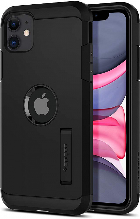 фото Чехол Spigen Tough Armor, black - iPhone 11