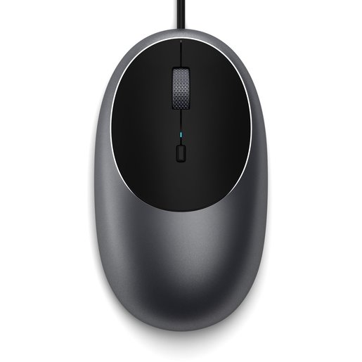 фото Проводная компьютерная Satechi C1 USB-C Wired Mouse. Цвет серый космос