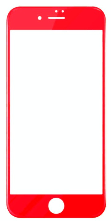 фото Защитное стекло Baseus PET Soft 3D Anti-Blue Light (SGAPIPH7P-TES09) для iPhone 7 Plus (Red)