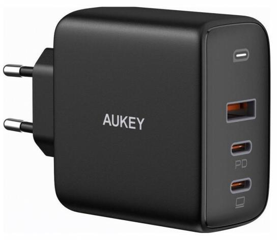 фото Сетевое зарядное устройство Aukey Omnia Mix 3 PD 90W PA-B6S (Black)
