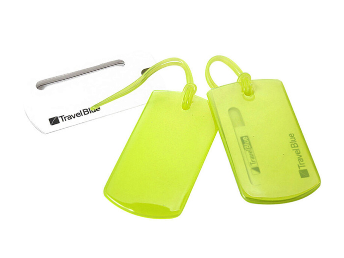 фото Комплект из 2 багажных бирок Travel Blue Jelly ID Tag (016), цвет зеленый
