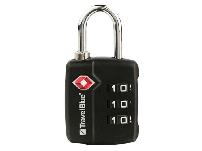 фото Кодовый навесной замок для багажа Travel Blue TSA Combination Lock (036), цвет черный