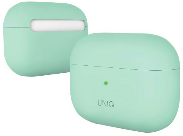 фото Чехол Uniq Lino Hybrid Liquid Silicon Airpods Pro Case (Green)