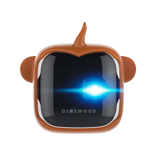 фото CINEMOOD Чехол пластиковый для проектора. Дизайн Hoopla Kidz - цвет коричневый