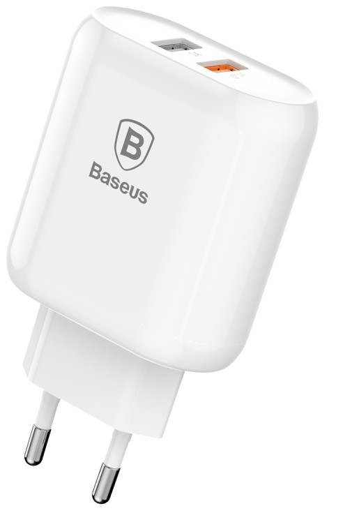 фото Зарядное устройство Baseus Bojure Series Dual-USB (White)