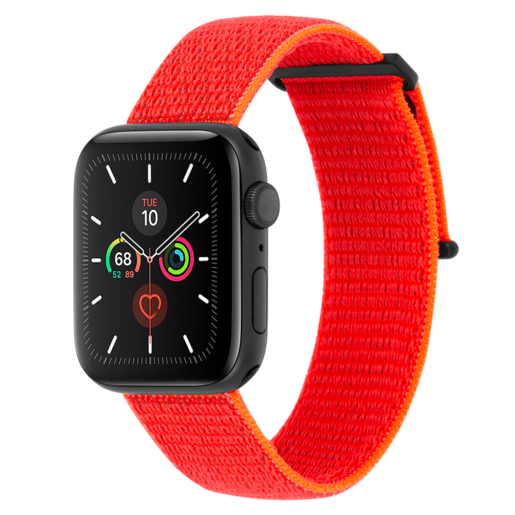 фото Ремешок Case-Mate для Apple Watch 38-40 мм 1, 2, 3, 4, 5 серии. Цвет неоновый оранжевый