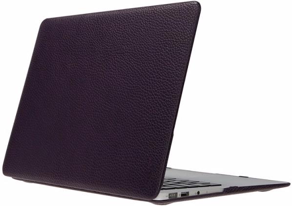 фото Чехол кожаный Heddy Leather hardshell для MacBook 15"Pro HD-N-A-15-01-12. Фиолетовый