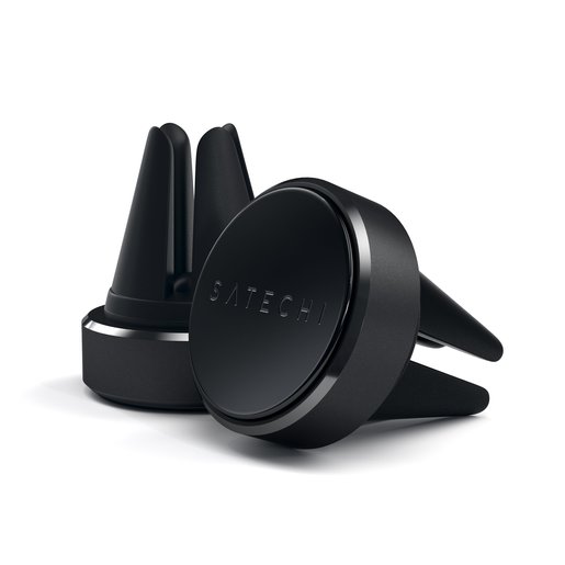 фото Автомобильный держатель Satechi Aluminum Vent Magnet Mount для смартфонов. Материал пластик\металл. Цвет черный.
Satechi Aluminum Vent Magnet Mount