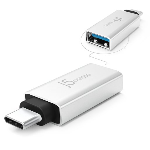 фото Переходник j5create USB-C на USB Type-A 3.1.