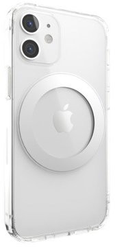 фото Чехол-накладка SwitchEasy MagCrush для iPhone 12 mini (5.4"). Цвет: прозрачный, серебряный