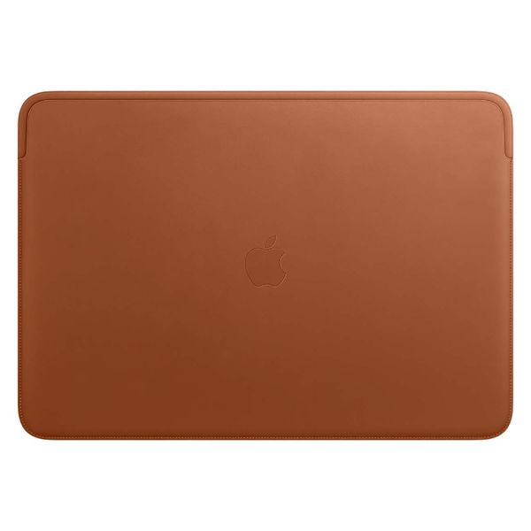фото Кожаный чехол Apple для MacBook Pro 16 дюймов, золотисто-коричневый цвет
