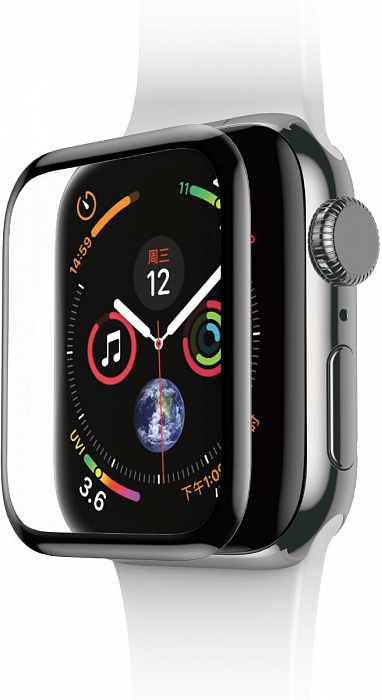фото Защитное стекло Baseus 0.3mm Full-screen Curved Temperedglass soft screen  for AP Watch 4 Black 44mm