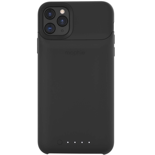 фото Чехол Mophie Juice pack со встроенным аккумулятором для беспроводной зарядки Apple iPhone 11 Pro Max. Цвет черный