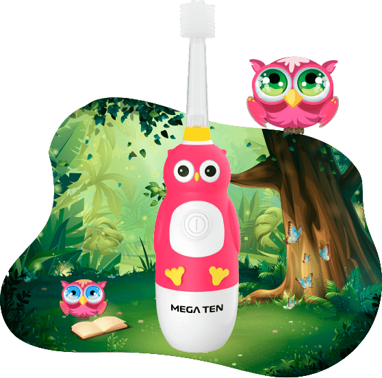 фото Зубная щетка «Совушка» Megaten Kids Sonic