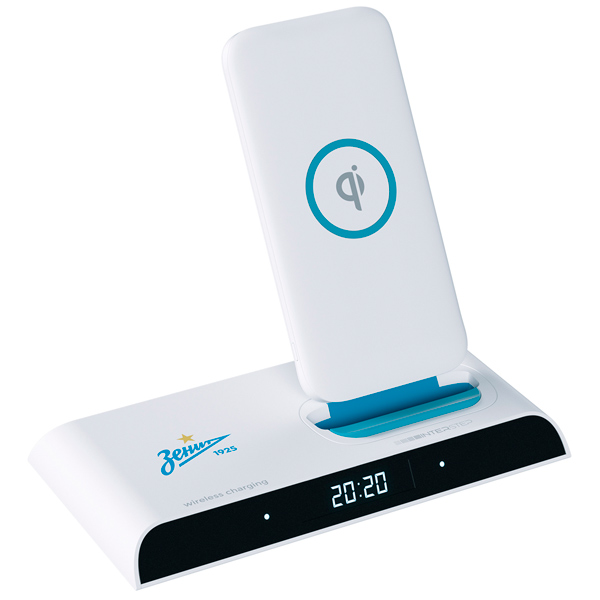 фото Внешний аккумулятор 10000мАч PB10DQi PRO док-станция Zenit белый