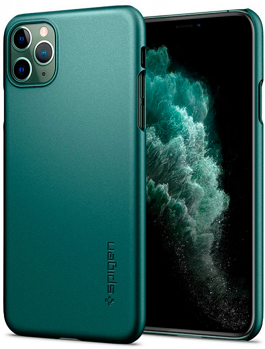 фото Чехол - накладка Spigen Thin Fit, green - iPhone 11 Pro