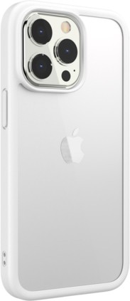 фото Чехол-накладка SwitchEasy Aero+ на заднюю сторону iPhone 13 Pro (6.1"). Материал изделия: 70% поликарбонат, 30% ТПУ. Размер изделия: 153*78*12 мм. Цвет: прозрачный белый