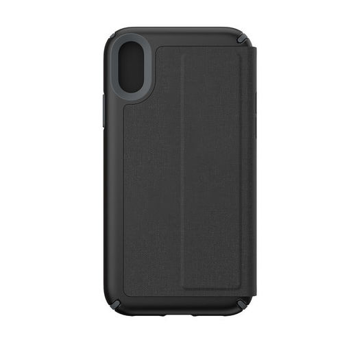 фото Чехол-книжка Speck Presidio Folio для iPhone XR. Материал пластик. Цвет черный/серый