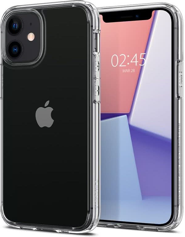 фото Чехол-накладка Spigen Crystal Hybrid (ACS01542) для iPhone 12 mini (Clear)