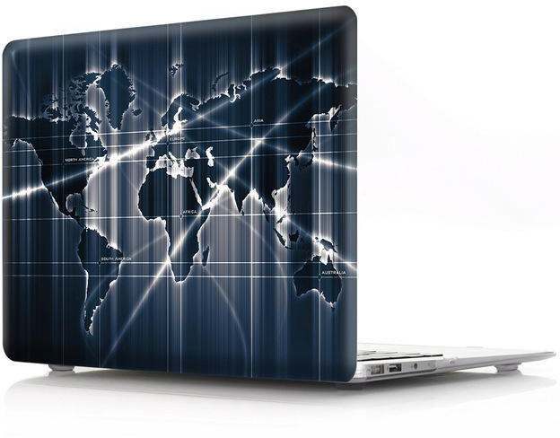 фото Чехол накладка пластиковая i-Blason для Macbook Pro13 A1706/A1708 Aurora world map
