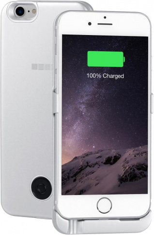 фото Чехол-аккумулятор для iPhone SE 2020/8/7/6 3000мАч SILVER