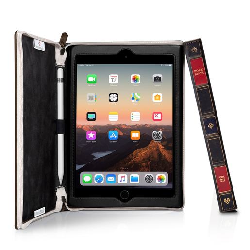 фото Чехол-книга Twelve South BookBook в твердом переплете для iPad mini 5, материал кожа, цвет: коричневый