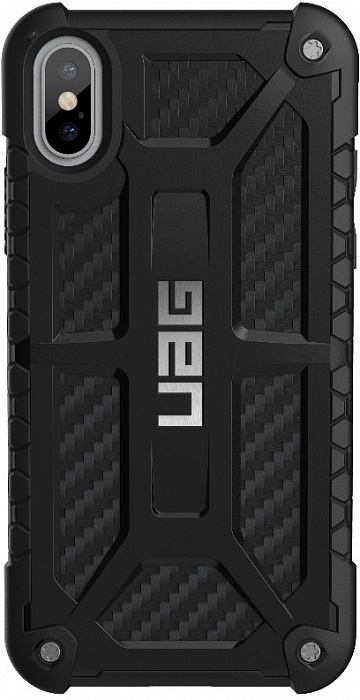 фото Чехол Urban Armor Gear Monarch Case for iPhone X (Carbon Fiber)