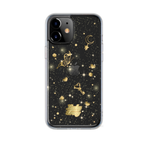 Чехол SwitchEasy Lucky Tracy для iPhone 12 Mini (5.4&quot;). прозрачный черный