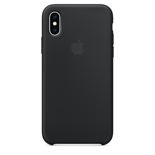 фото Силиконовый чехол Apple Silicone Case для iPhone XS, цвет (Black) черный