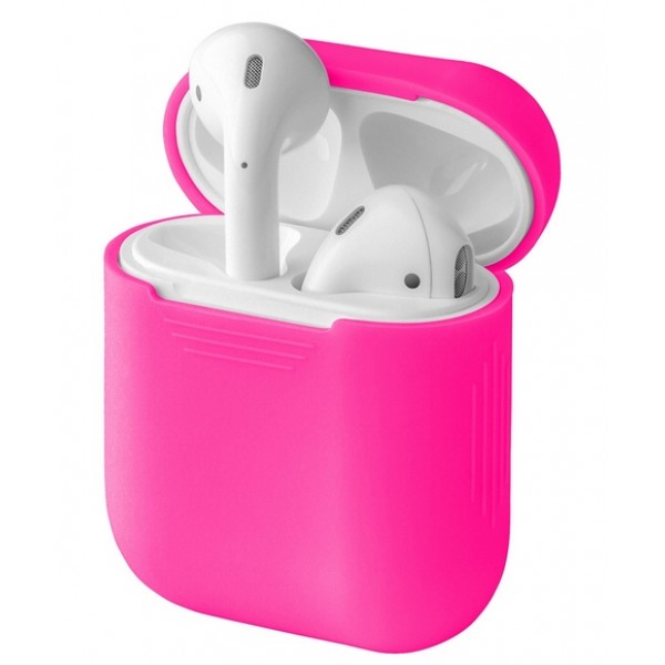 фото Силиконовый чехол для AirPods фуксия