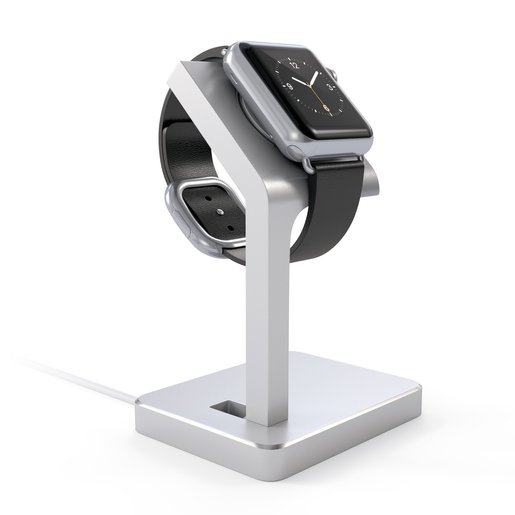 фото Подставка док-станция Satechi Aluminum Apple Watch Charging Stand для часов Apple Watch 1, 2, 3, 38/42mm. Цвет серебряный.
Satechi Aluminum Apple Watch Charging Stand