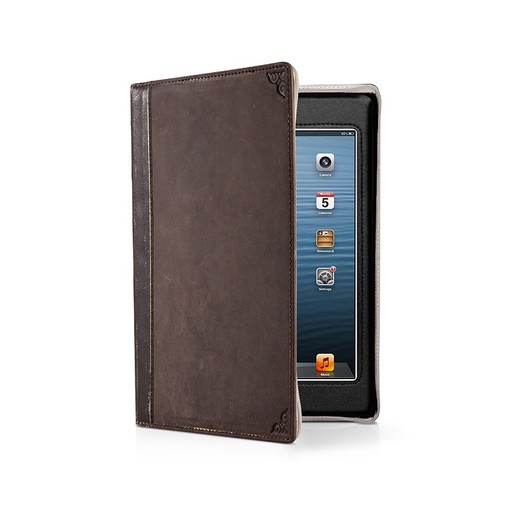 фото Чехол-книга Twelve South BookBook в твердом переплете для iPad mini 4, материал кожа, цвет: коричневый