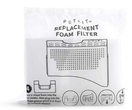 фото Сменный фильтр Petkit Replacement Foam Filter для Petkit Eversweet 2 (White)
