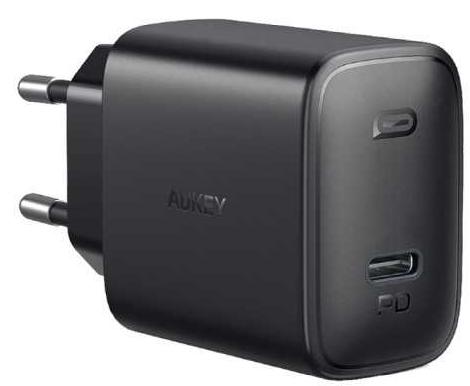 фото Сетевое зарядное устройство Aukey Swift PD 20W USB-C PA-F1S (Black)