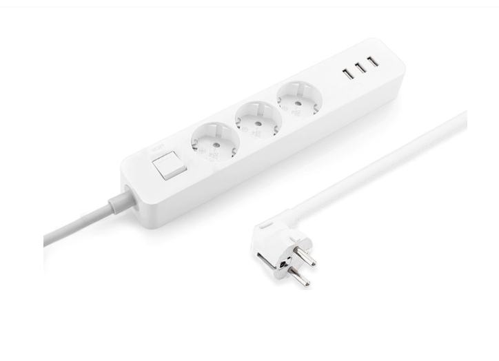 фото Сетевой фильтр Xiaomi Mi Power Strip Global 3xUSB XMCXB04QM (White)