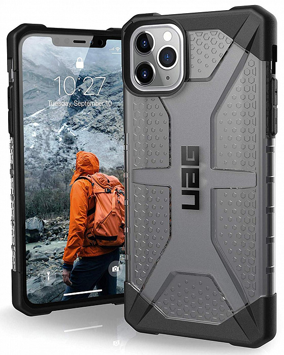 фото Защитный чехол UAG для iPhone 11 PRO MAX  серия Plasma цвет темно-серый/111723113131/32/4