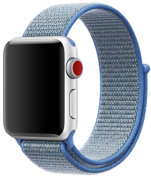 фото Ремешок COTEetCI W17 Apple Watch Magic Tape Band 38MM/40MM Blue