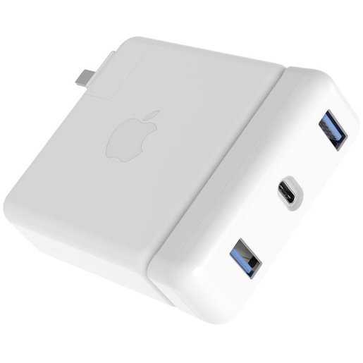 фото Дополнительный зарядный адаптер Hyper HyperDrive USB-C Hub для блока питания 13" MacBook Pro Apple 61W Power Adapter
Hyper HyperDrive USB-C Hub for 13" MacBook Pro 61W Power Adapter
